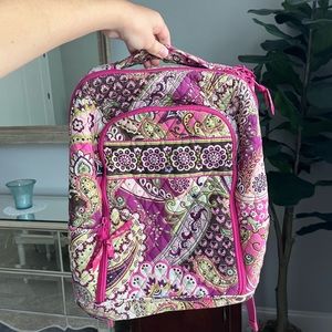 Full sized vera bradley backpack
